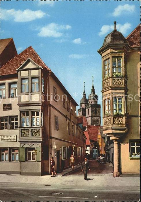Bayreuth Brautgasse und Stadtkirche