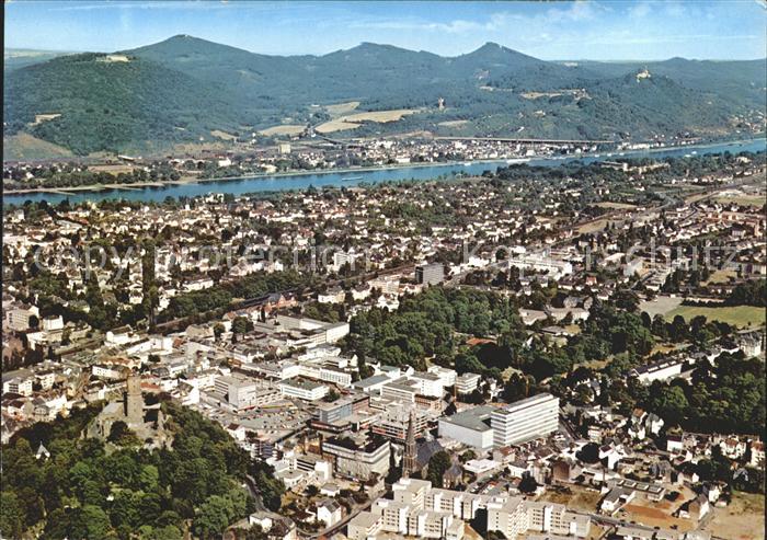 Bad Godesberg und Bonn Fliegeraufnahme