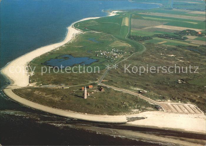 Texel Fliegeraufnahme Leuchtturm und Strand