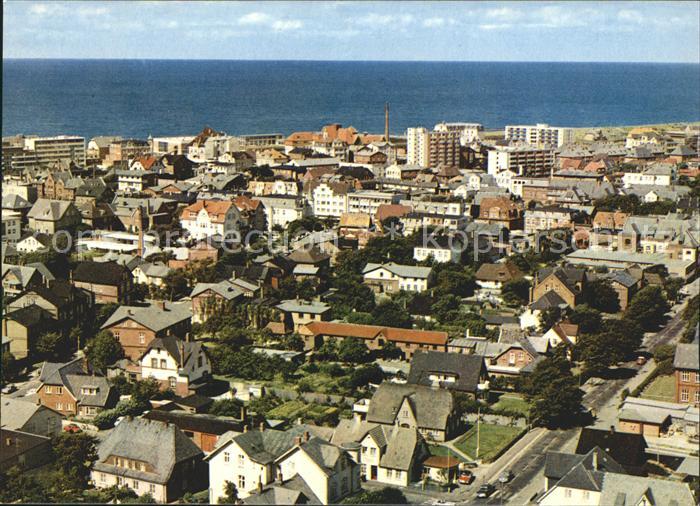 Westerland Sylt Fliegeraufnahme