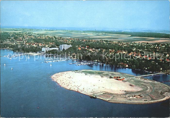 Steinhude Fliegeraufnahme mit Badeinsel