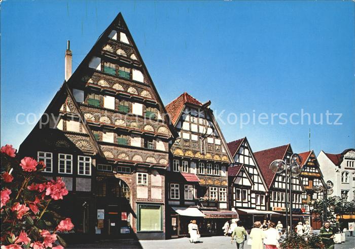 Bad Salzuflen Fachwerkhaeuser Fussgaengerzone