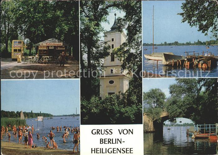 Heiligensee Berlin Havel Badestelle Bruecke Heiliger See