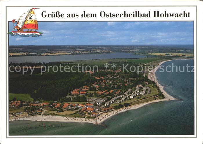 Hohwacht Ostsee Fliegeraufnahme mit Strand