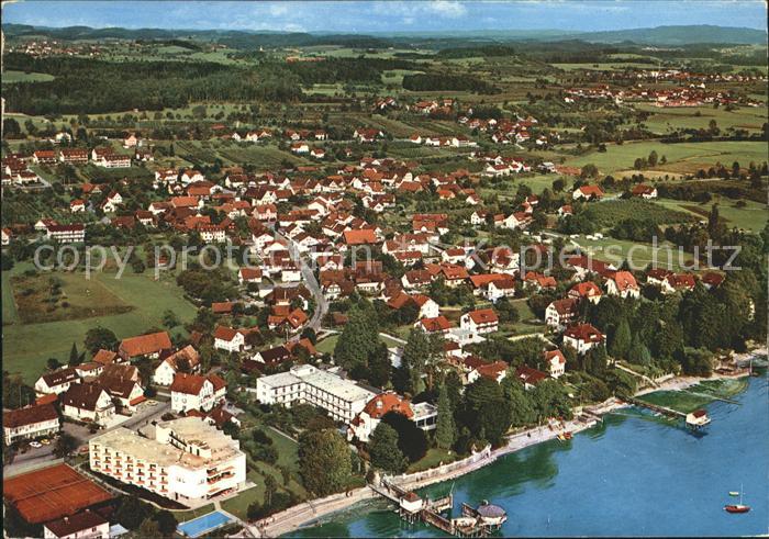Wasserburg Bodensee Fliegeraufnahme