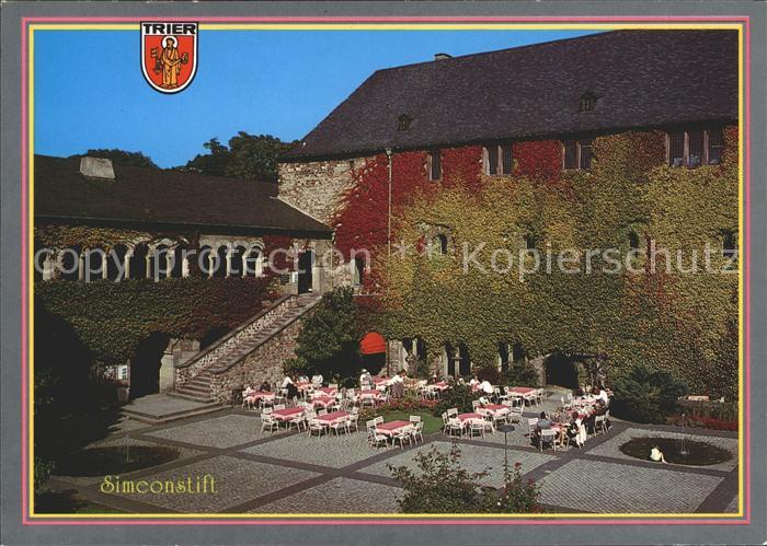 TRIER  CITY Simeonstift Brunnenhof aelteste Stadt Deutschlands