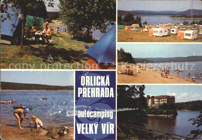 Tschechische Republik Autocamping Velky Vir Strand