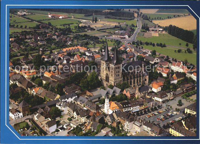 Xanten Fliegeraufnahme mit Amphitheater
