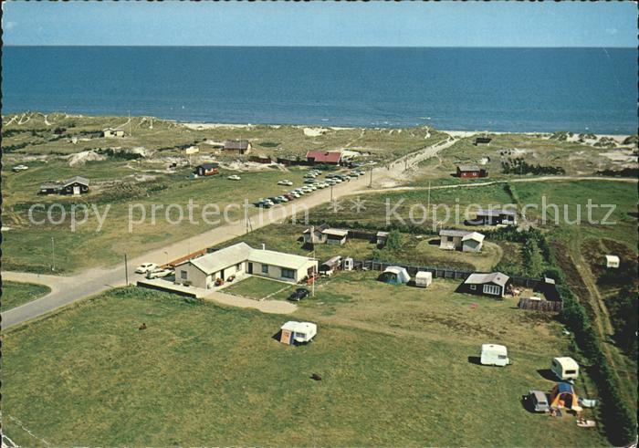Daenemark Bratten Strand Jerup Fliegeraufnahme