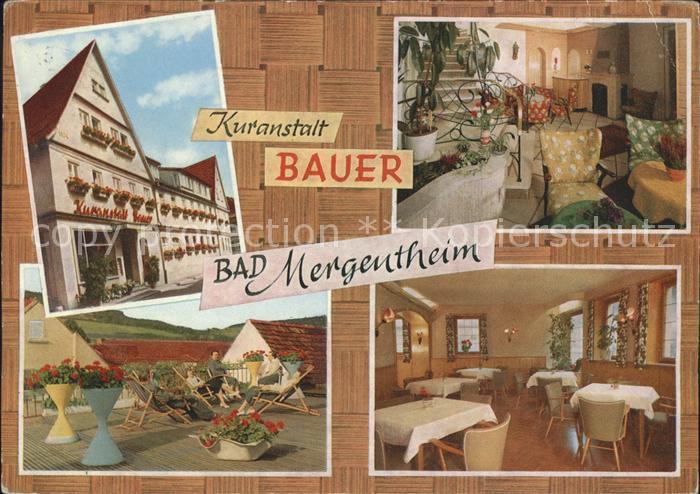 Bad Mergentheim Kuranstalt Bauer