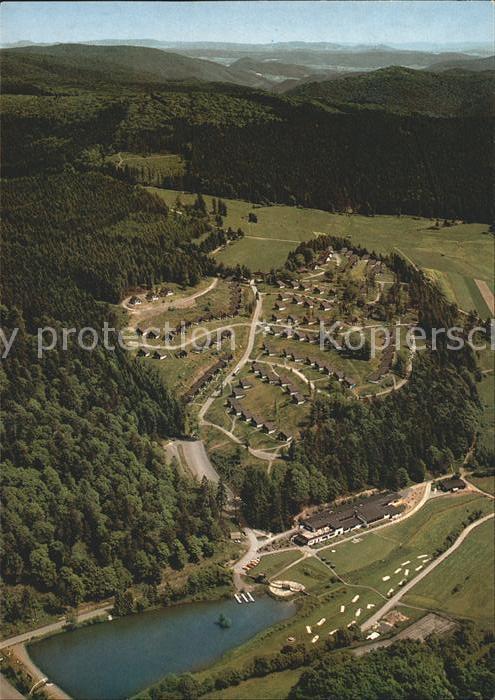 Frankenau Hessen Fliegeraufnahme Feriendorf