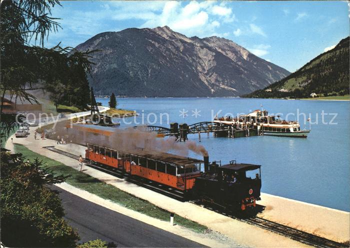 Achensee Schiffstation Seespitz mit Zahnradbahn