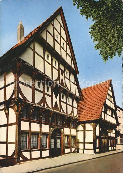 Herford Riemenschneider-Haus Fachwerk in Bruederstrasse