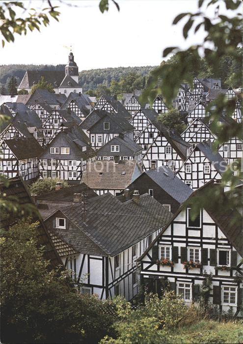 Freudenberg Westfalen Fachwerkhaeuser Hotel-Restaurant Zum Alten Flecken Flecker
