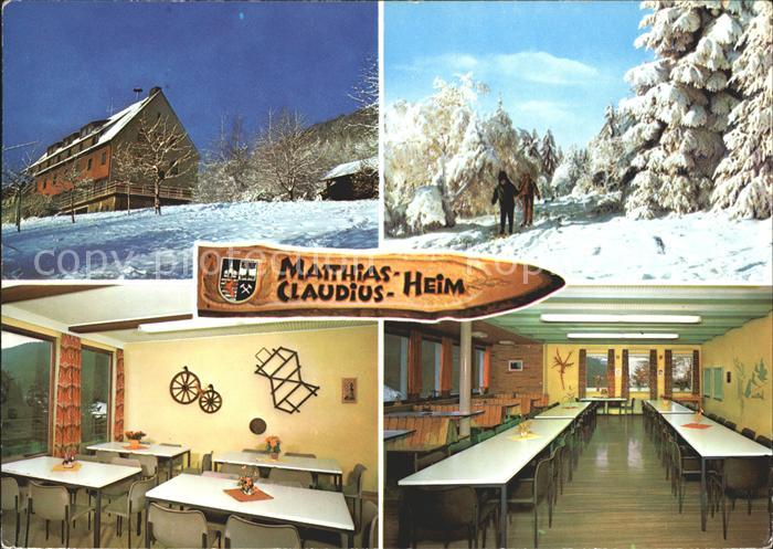 Willingen Sauerland Matthias-Claudius-Heim