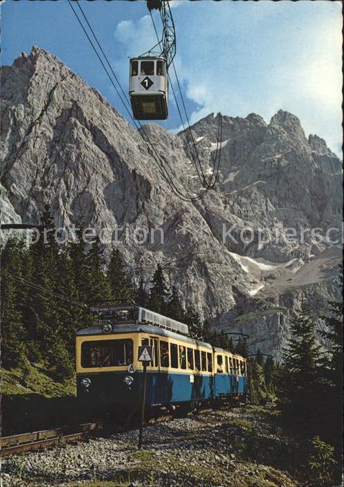 Zugspitzbahn Zahnradbahn Seilbahn Zugspitzgipfel