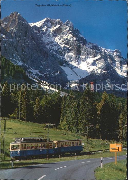 Zugspitzbahn Zahnradbahn Garmisch-Schneefernerhaus Zugspitzgipfel