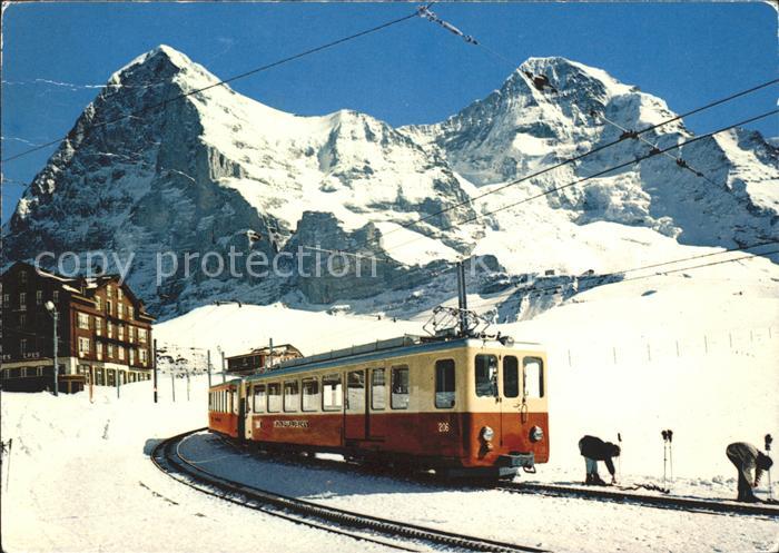Eisenbahn Kleine Scheidegg Eiger Moench