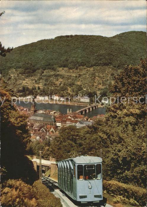 Zahnradbahn Koenigstuhl Heidelberg am Neckar