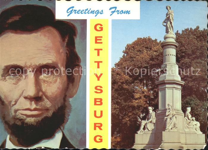 Politiker Abraham Lincoln National Cemetery Gettysburg Soldiers National Monumen