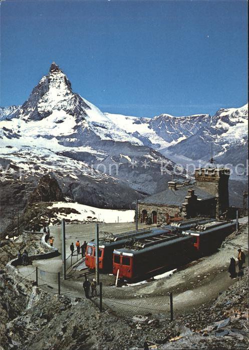 Zahnradbahn Zermatt Gornergrat Matterhorn