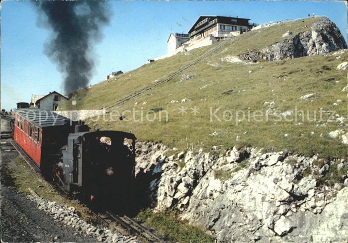 Zahnradbahn Schafberggipfel Berghotel Himmelpforthuette Salzkammergut