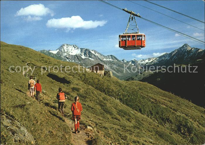Seilbahn Pischa Flueela Wisshorn Schwarzhorn