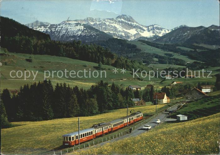 Eisenbahn Appenzellerbahn Saentis