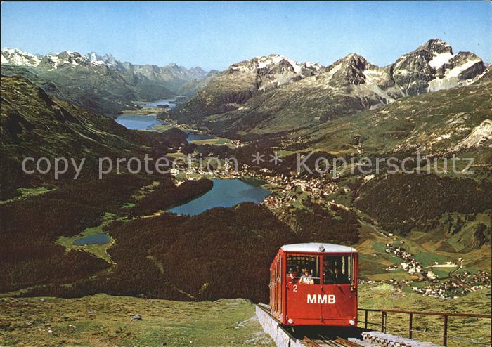 Zahnradbahn Muottas Muragl Oberengadiner Seen