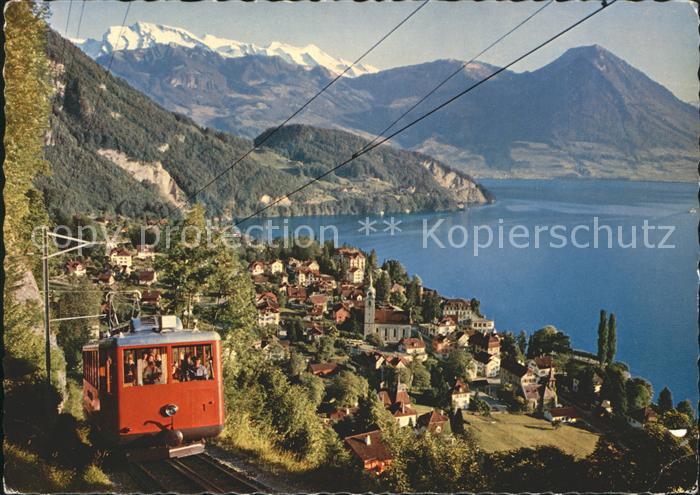 Zahnradbahn Rigi-Bahn Vitznau Vierwaldstaettersee Nidwaldner Alpen
