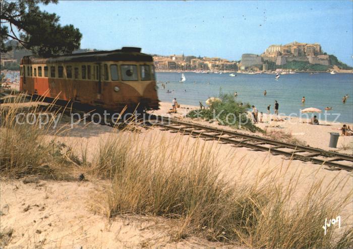 Eisenbahn De Calvi L'Ile Rousse Algajola Plage