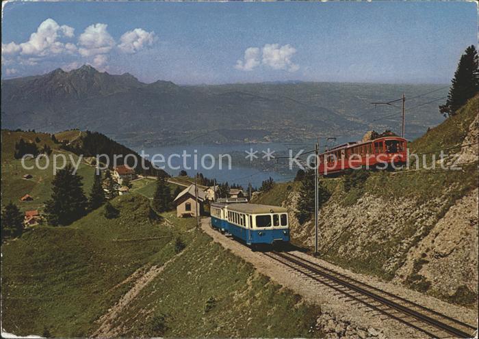 Zahnradbahn Rigibahnen Rigi-Kulm Vierwaldstaettersee Luzern Pilatus