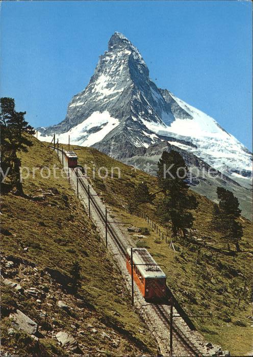 Zahnradbahn Gornergratbahn Zermatt Matterhorn