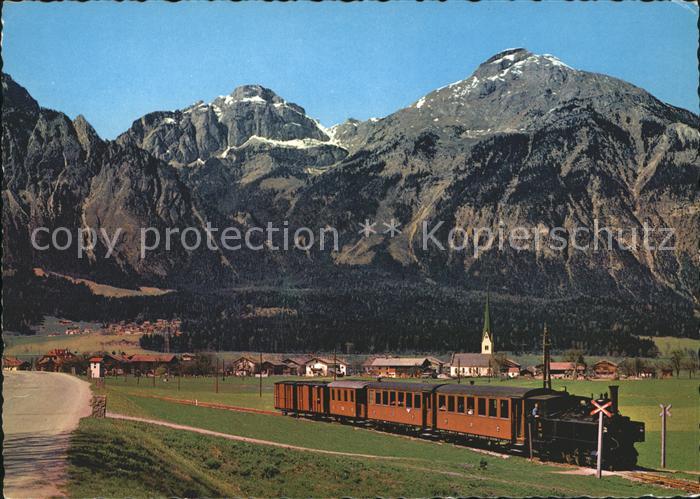 Eisenbahn Zillertalbahn Strass Rofangebirge