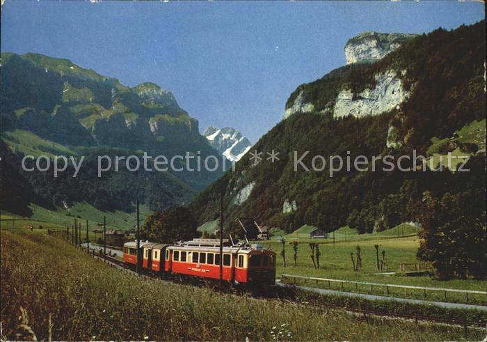 Eisenbahn Appenzellerbahn Marwies Gloggeren Altmann Ebenalp