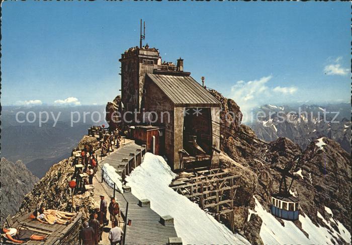 Seilbahn Gipfelstation Zugspitze Zugspitzgipfel