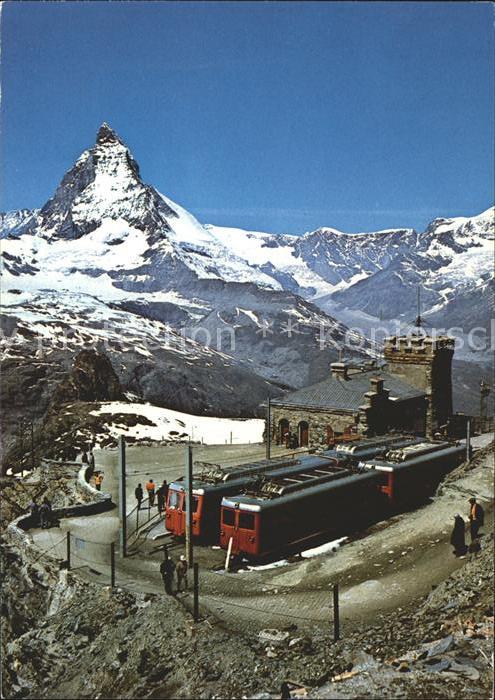 Zahnradbahn Gornergrat Zermatt Matterhorn