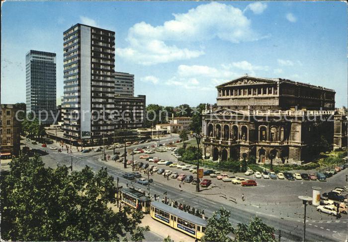 Strassenbahn Frankfurt am Main Opernplatz Opernhausr