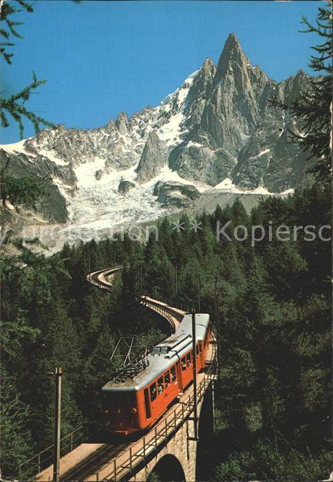 Zahnradbahn Train du Montenvers Aiguille du Dru