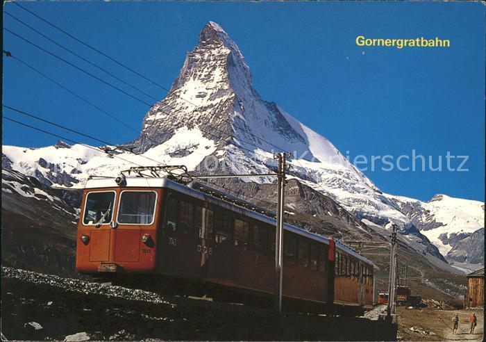 Zahnradbahn Gornergratbahn Zermatt Matterhorn Mt. Cervin