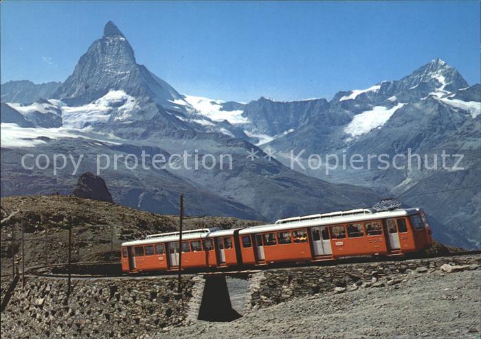 Zahnradbahn Gornergratbahn Matterhorn
