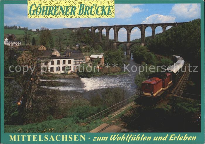 Bruecken Bauwerke Goehrener Bruecke Eisenbahn Mittelsachsen