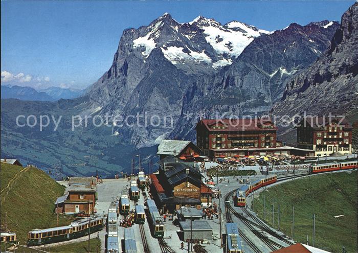 Eisenbahn Kleine Scheidegg Wetterhorn