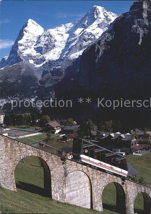 Zahnradbahn Allmendhubelbahn Mürren