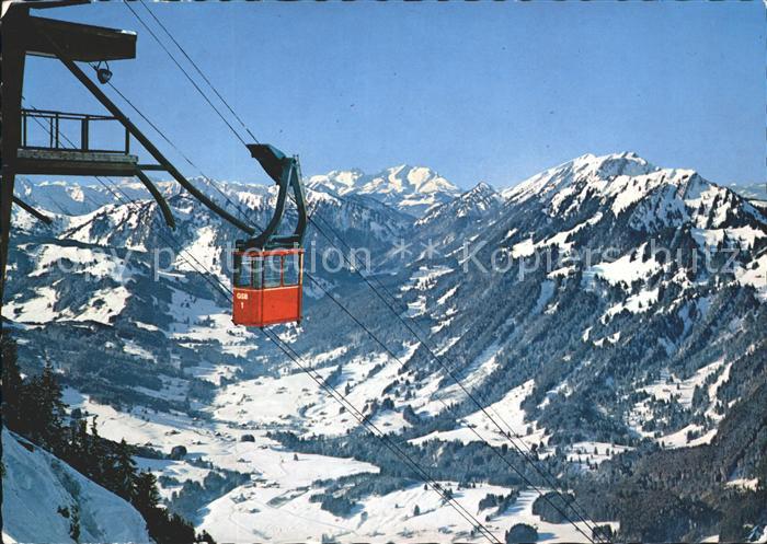 Seilbahn Gruenten Hoerner-Gruppe Altmann Saentis Stuibenkette