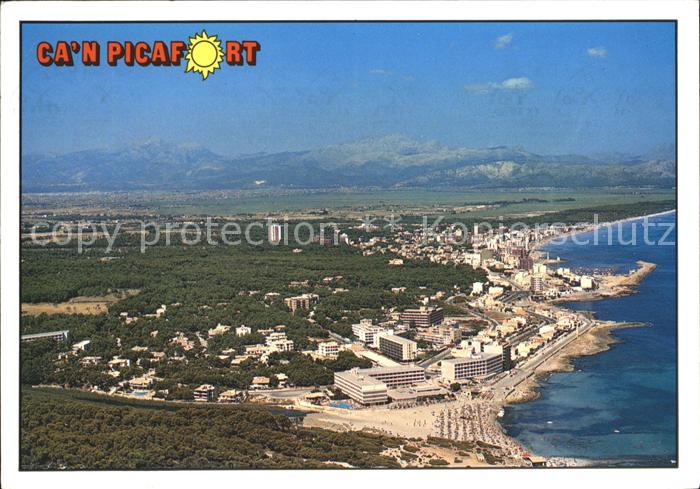 Mallorca Ca´n Picafort Fliegeraufnahme