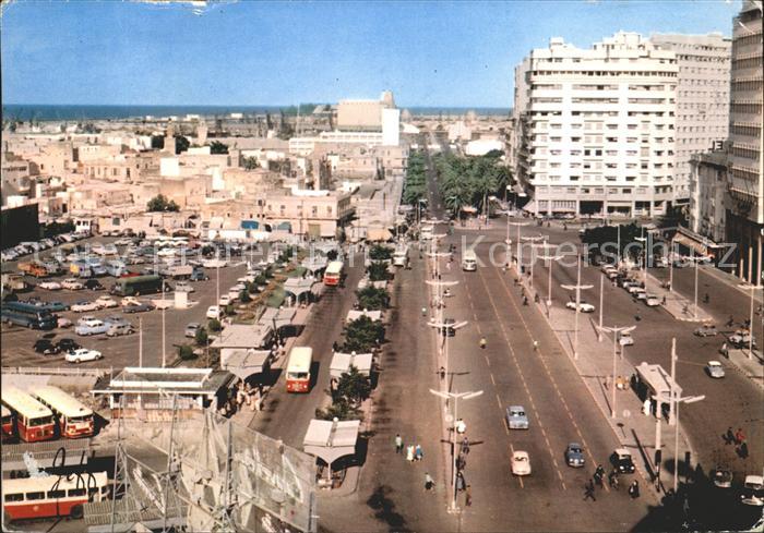 Casablanca Mohammed V Platz Fliegeraufnahme