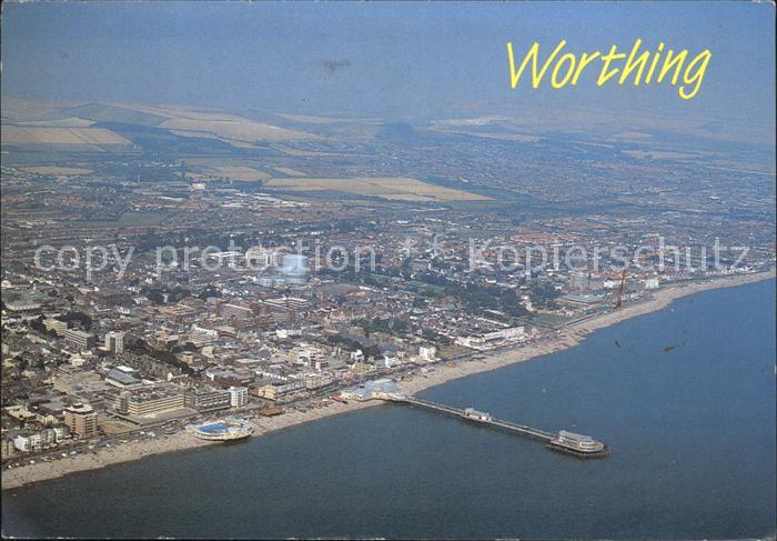 Worthing West Sussex Fliegeraufnahme