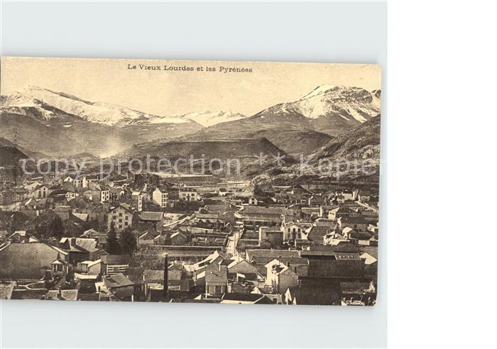 Lourdes Hautes Pyrenees Ortsansicht
