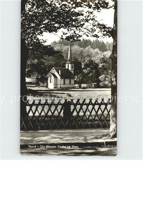 Elend Harz kleinste Kirche